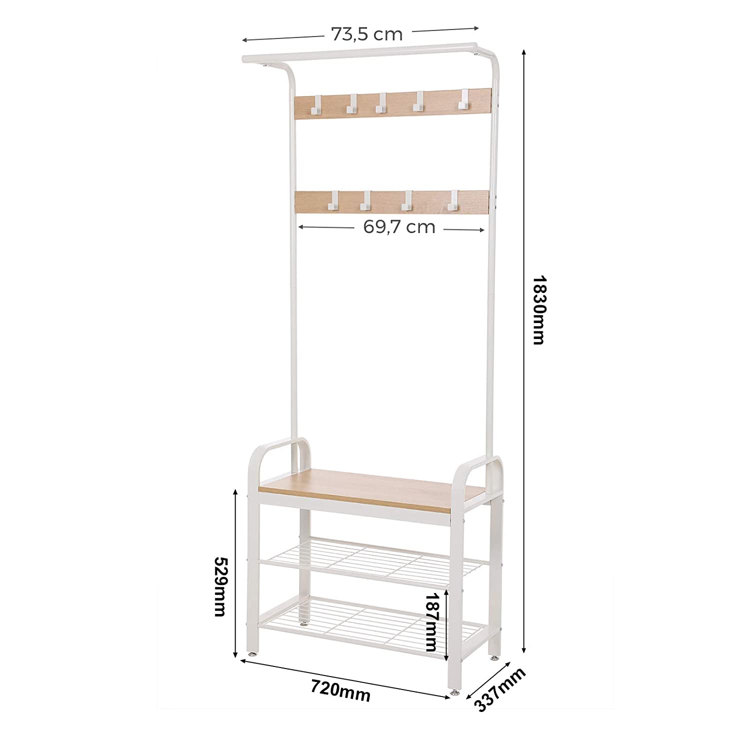 Kleiderbügel -Kleidungsständer - Hsr40W