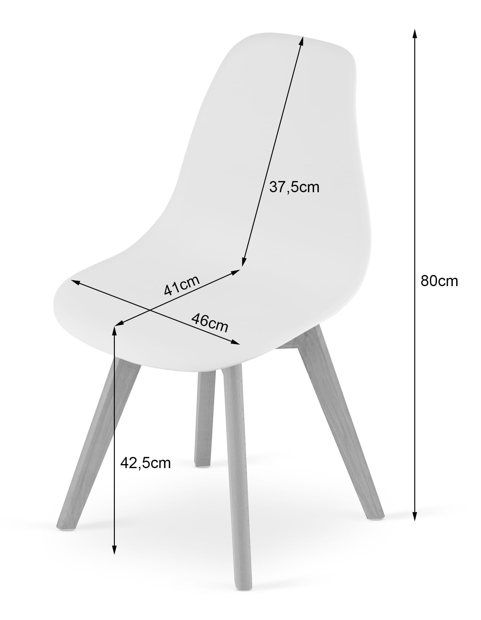 KITO Stuhl – weiß x #satz_4