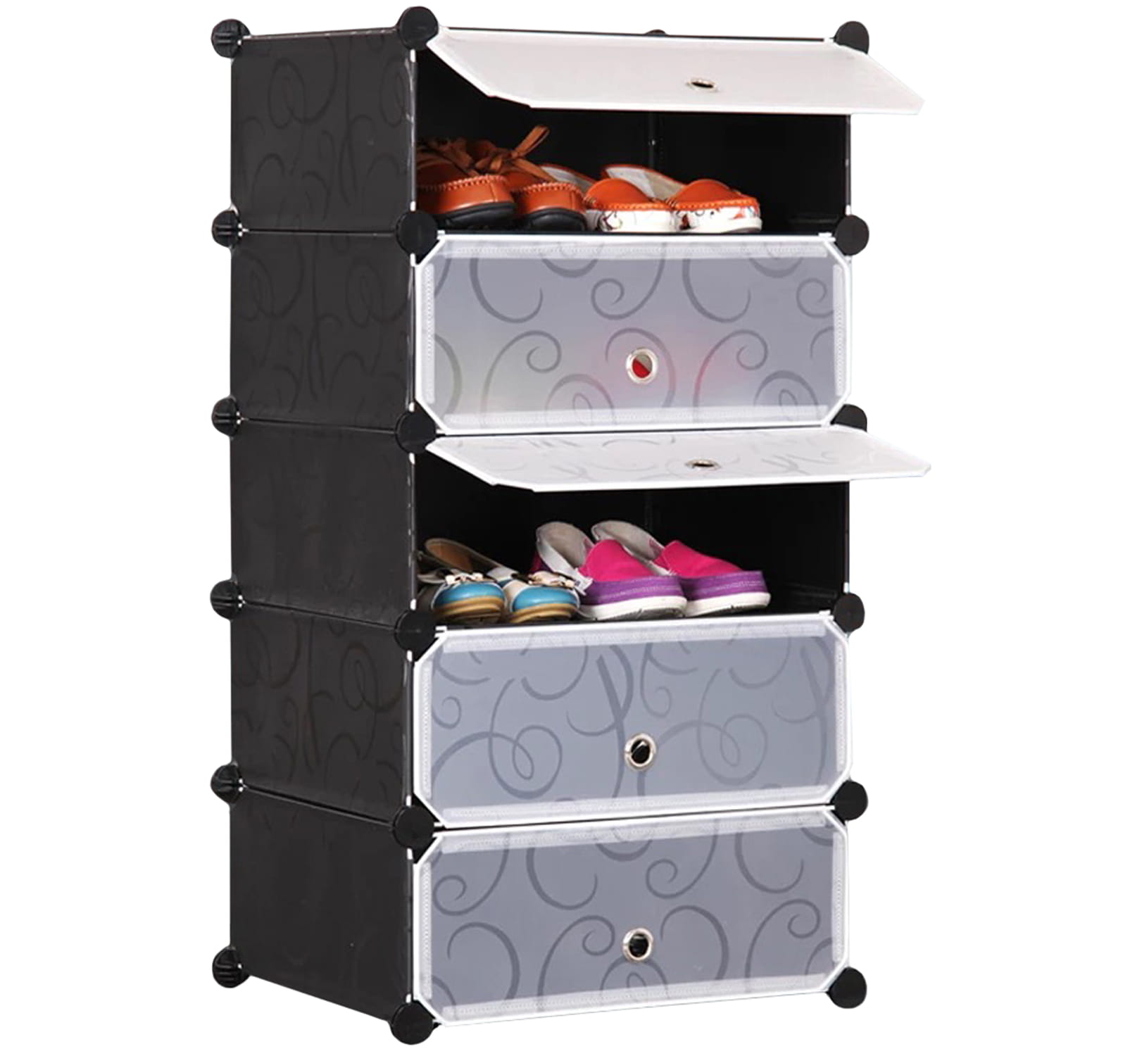 Modularer Schrank für Schuhe 5 Level